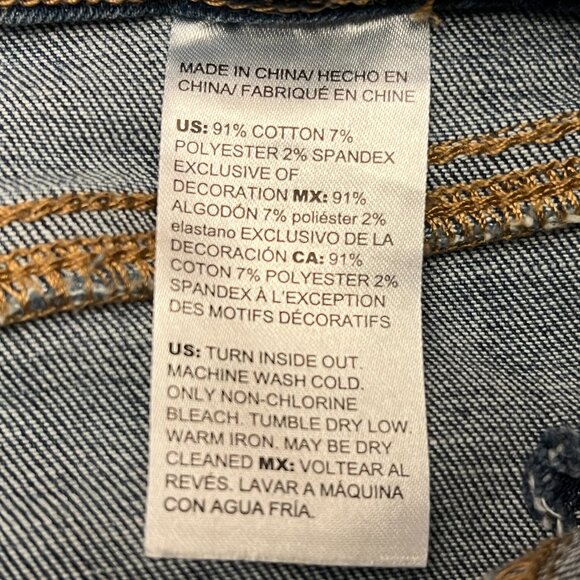 Chico's Jeans Women's 0P / US 4P Pull on Stretch Jegging Ankle Embroidered Hem - Picture 9 of 9